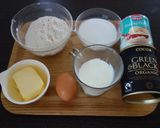 A picture of step 1 of Chocolate cake.