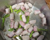 Foto del paso 2 de la receta: Arroz meloso con butifarra y espárragos trigueros