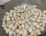 A picture of step 1 of Chat Masala Makhana (Fox nuts).