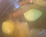 A picture of step 3 of Chicken Broth in Instant Pot.