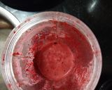 A picture of step 1 of Beetroot Cheela with Coriander chutney.