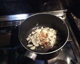 A picture of step 1 of Roast Chicken with deep fried potatoes.