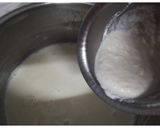 A picture of step 4 of Badam Milk Shake.