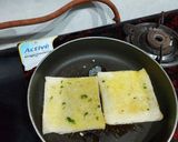A picture of step 2 of Pizza Bread Toast.