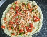 A picture of step 4 of Uttapam.