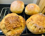 Hình bước làm 10 của món Bánh mì không cần nhồi bột, lên men từ sữa chua quá chua (No knead bread from sour yoghurt)