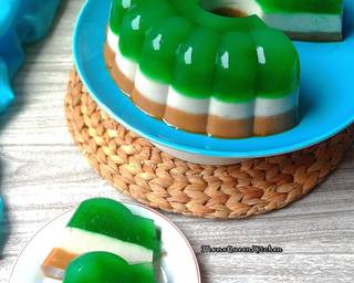 Puding Lumut Cendol (+tips) - Step 19