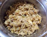 A picture of step 2 of Chhuara laddu (dry dates laddu).