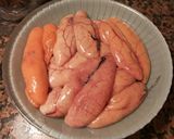Foto del paso 1 de la receta Huevas de merluza a la plancha, con ali oli de jengibre