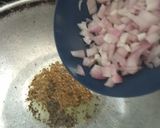 A picture of step 2 of Aloo Poha / Kanda Poha.