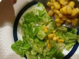Ensalada con hummus