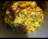 A picture of step 3 of Aloo fry.