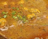 A picture of step 14 of Maharashtrian Golyachi Aamti (गोळ्याची आमटी).