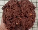Foto langkah ke 30 dari resep Orange Peel Double Choco Sourdough Bread 72% (Open Bake Method).