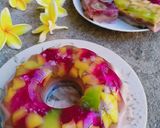 Foto langkah ke 3 dari resep Puding Buah Lapis Miloreo.
