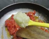 A picture of step 1 of Kadai paneer.