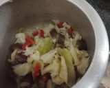 A picture of step 1 of Home style bhaji.