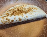 Foto del paso 6 de la receta Tortilla de jamón y queso con membrillo en tortita