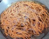 A picture of step 2 of Aloo bhujia.