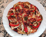 Foto del paso 7 de la receta: Base de pizza con pechuga de pollo