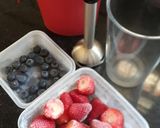 Foto del paso 1 de la receta: Smoothie Arándanos y Frutillas