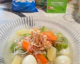 Foto langkah ke 7 dari resep 98. Sup Oyong Telur Puyuh.