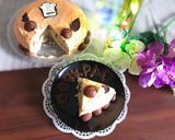 A picture of step 6 of Gulab Jamun Cake with intoxicating aroma of Rabdi.