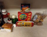 A picture of step 1 of Award Winning Meatloaf.