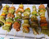 A picture of step 4 of Haara bharaa tandoori kabab.