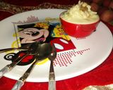 A picture of step 1 of Rasmalai with Egg.