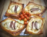 Foto del paso 5 de la receta Hojaldres de manzana con queso de cabra y anchoas