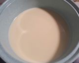Hình bước làm 2 của món Panna cotta dưa hấu
