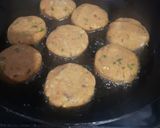 A picture of step 2 of Aloo dahi bara chat.