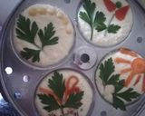 A picture of step 5 of Semolina idli.