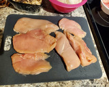 A picture of step 1 of Loaded Chicken.