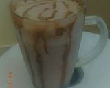 A picture of step 3 of Banana chocolate milkshake.