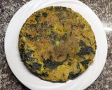 Foto del paso 6 de la receta: Tortilla rápida espinaca y repollo
