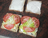 Foto del paso 1 de la receta: Sándwich de fiambre con lechuga, tomate y mayonesa