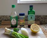 A picture of step 1 of Sweet and’ Spicy Crispy Brussel Sprouts.