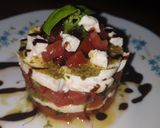 Une image de l'étape 4 de Tartare Tomate, Mozzarella, Basilic.