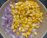 A picture of step 2 of PANEER CORN Grill Sandwich.