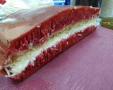 Foto langkah ke 8 dari resep Martabak manis red velvet anti gagal.
