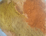 A picture of step 2 of String hoppers with chicken curry.