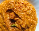 A picture of step 1 of Ground rice white raw rice paniyaram.