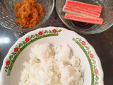 Nasi Kepal Abon Isi Crabstick