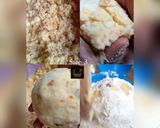 A picture of step 2 of Yam egg roll.