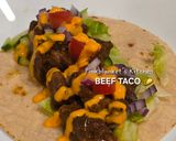 A picture of step 8 of Beef Taco 🌮.