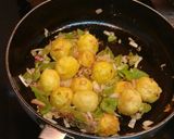 A picture of step 7 of Baby Potato Manchurian.