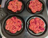 A picture of step 4 of Beetroot Oats Tikki.