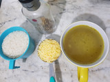 Arroz con remolacha, tipo risotto